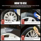 🚗LAST DAY BUY 1 GET 1 FREE! ✨ Car Tire & Plastic Trim Renewal Paste – Restores Shine, Prevents Cracking & Easy Application 🛞 2