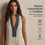 🌊Summer Hot Sale-60% Off!!🌿Women's Sleeveless V-Neck Wide-Leg Jumpsuit