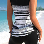 🏖️SUMMER HOT SALE 50% OFF with FREE GIFT🎁💞50K+ SOLD!💥Women's Printed Two-Piece Tankini Swimsuit