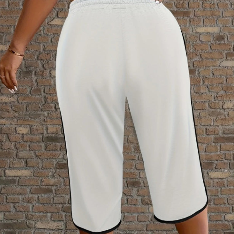 📢🌞Summer Hot Sale-30% OFF !! ⏰Women's Drawstring Capri Pants with Pockets