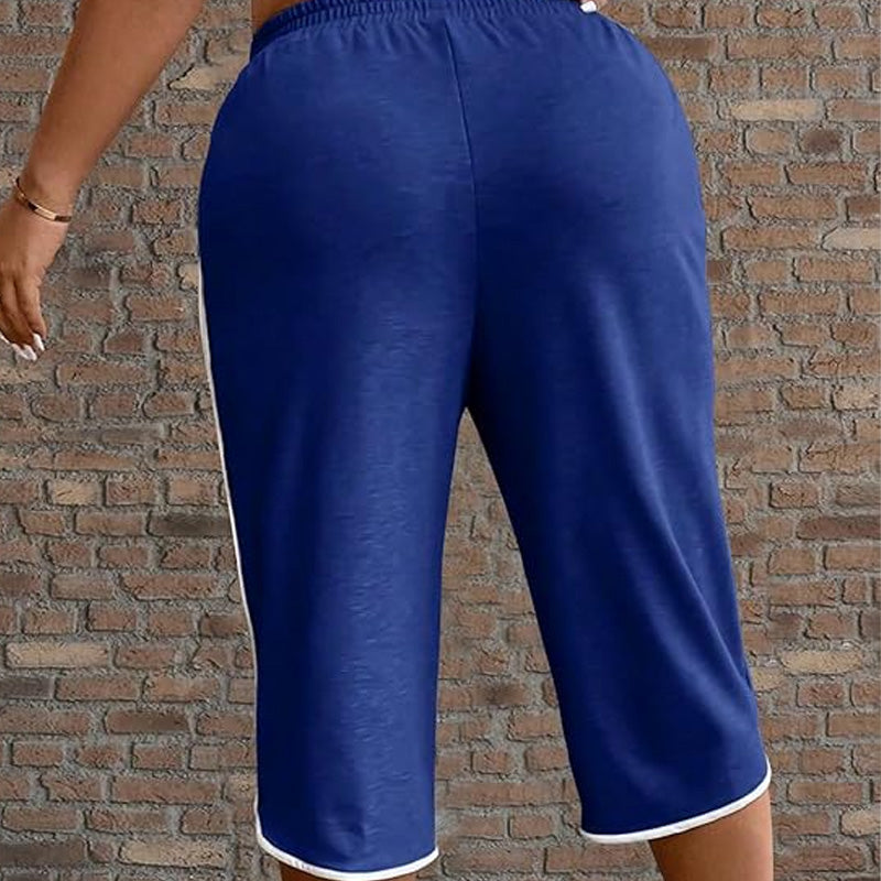 📢🌞Summer Hot Sale-30% OFF !! ⏰Women's Drawstring Capri Pants with Pockets