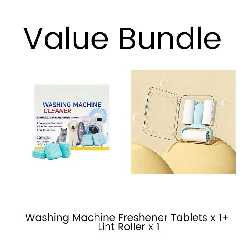 🥳2026 HOT SALE🥳💞50K+ SOLD!🛡️🌸 50% OFF! Washing Machine Cleaner – 12 tablets, deep cleans inner tank & pet hair. Removes odours. No mess, just drop & run. 🧼✨
