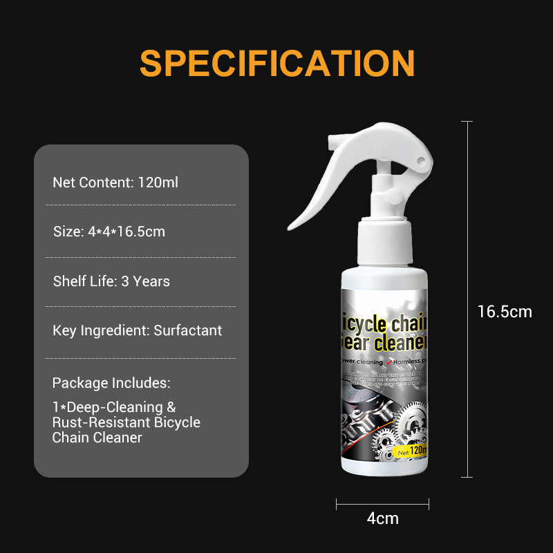 🎁💥LAST DAY SPECIAL PRICE!-￡7.99!! 🏆 Deep-Cleaning & Rust-Resistant Bicycle Chain Cleaner