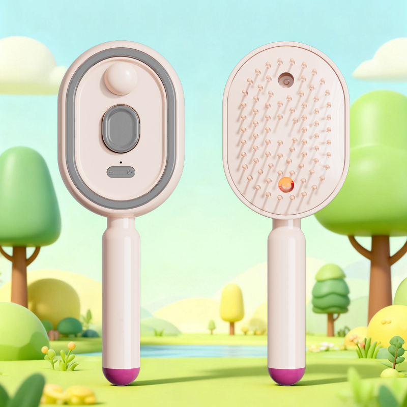 💆‍♀️ 50% OFF NOW! 💧 Electric Spray & Massage Hair Brush – Soothing Scalp Massage, Fine Mist Spraying & Smooth Hair Care – Detangle, Nourish, Relax ✨