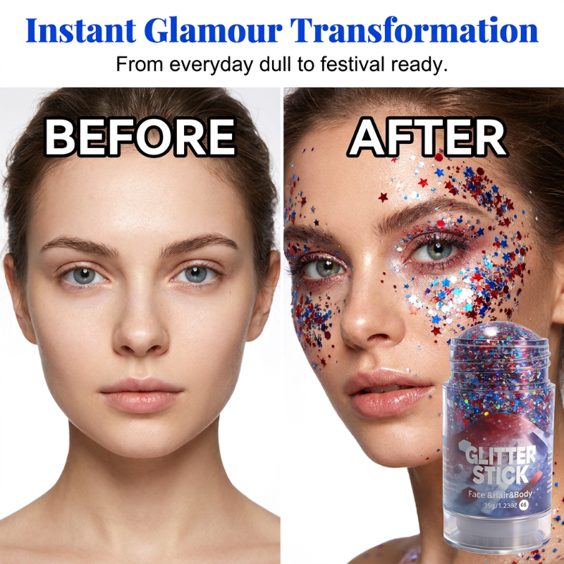 🎁 Hot Sale 49% OFF ⚡50K+ SOLD! Almost Gone-💥🔥Multi-Use Glitter Stick