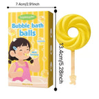 🔥Summer Hot Sale - ONLY £6.99!!⚡50K+ SOLD!🍭🛁Reusable Cute Lollipop Bath Bomb🧼Colorful Bubble Bath Ball for Fun Bath Time🛁🫧