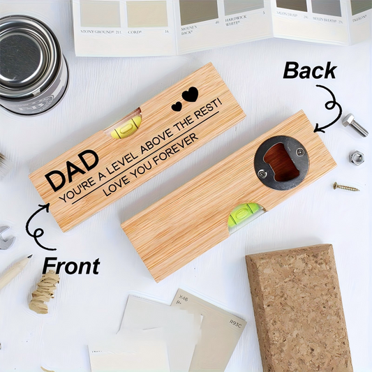 🔥Father's Day Hot Sales - 65% OFF🎁2-in-1 Spirit Level & Bottle Opener for Dad
