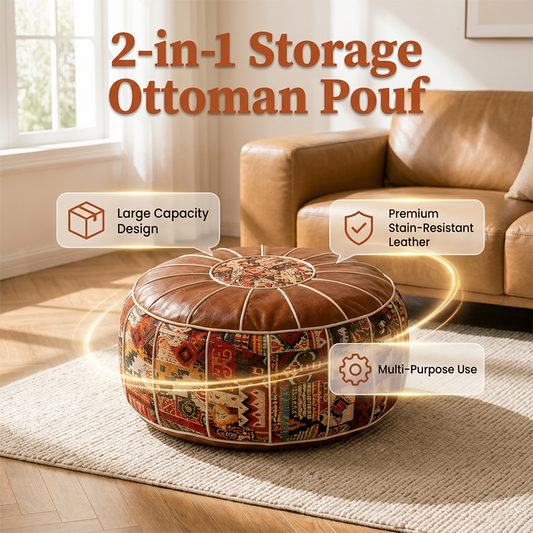 🎁Buy 2 Get Free Shipping💥Multifunctional Storage Ottoman Pouf