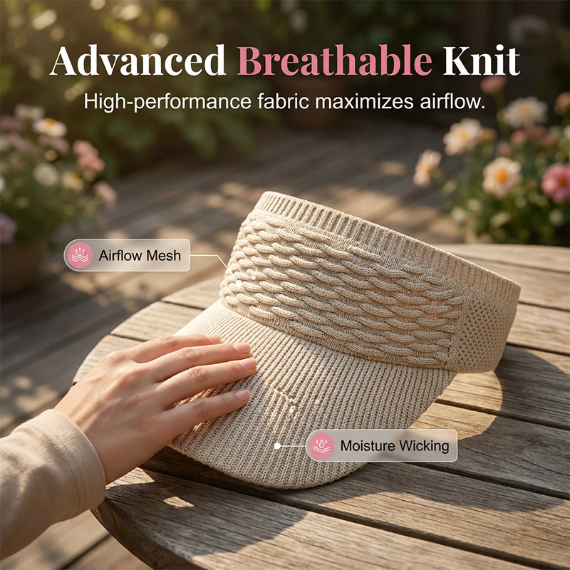 🏖️Last Day Special Price £7.99!!🔥SunSafeTok Women’s High Ponytail Visor Hat 🧢 Breathable, Open-Top UV400 Protection ☀️🇬🇧  Perfect for Running, Hiking, Beach Days & Everyday “That Girl” Style 💁‍♀️✨