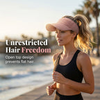 🏖️Last Day Special Price £7.99!!🔥SunSafeTok Women’s High Ponytail Visor Hat 🧢 Breathable, Open-Top UV400 Protection ☀️🇬🇧  Perfect for Running, Hiking, Beach Days & Everyday “That Girl” Style 💁‍♀️✨