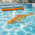 🌞Summer New Hot Selling 50% OFF🎁2.4G RC Mosasaurus Swimming Toy with Spray