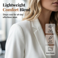 🧥🌸LAST DAY SALE 50% OFF!✨Women's Casual Blazer Fitted Long Sleeve Work Office Suit Jacket with Flap Pockets