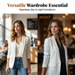 🧥🌸LAST DAY SALE 50% OFF!✨Women's Casual Blazer Fitted Long Sleeve Work Office Suit Jacket with Flap Pockets