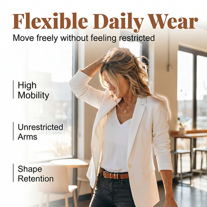 🧥🌸LAST DAY SALE 50% OFF!✨Women's Casual Blazer Fitted Long Sleeve Work Office Suit Jacket with Flap Pockets
