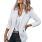 🧥🌸LAST DAY SALE 50% OFF!✨Women's Casual Blazer Fitted Long Sleeve Work Office Suit Jacket with Flap Pockets