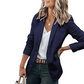 🧥🌸LAST DAY SALE 50% OFF!✨Women's Casual Blazer Fitted Long Sleeve Work Office Suit Jacket with Flap Pockets