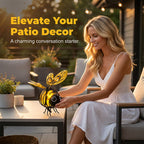 🔥Limited Time £10.99!! ⚡50K+ SOLD!✨🐝Hanging Solar Bee Light – Warm Amber Glow, Flicker-Free, Perfect for Garden Parties, Camping, or Kids’ Rooms – Spread Joy Day and Night 🌞🌜