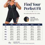 🌊🌞Summer Hot Sale-60% Off!!🌿 Women's Flowy Tankini Top and Shorts Swimsuit
