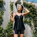 🌊🌞Summer Hot Sale-60% Off!!🌿 Women's Flowy Tankini Top and Shorts Swimsuit