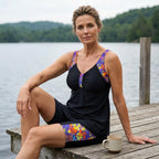 🌊🌞Summer Hot Sale-60% Off!!🌿 Women's Flowy Tankini Top and Shorts Swimsuit