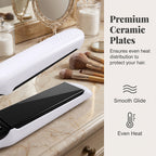 🎁🏆LAST DAY SPECIAL PRICE!-￡15.99!!💥  2-in-1 Hair Straightener and Curler with Negative Ionic Care
