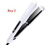 🎁🏆LAST DAY SPECIAL PRICE!-￡15.99!!💥  2-in-1 Hair Straightener and Curler with Negative Ionic Care