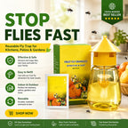 ⏳💥Final 3 hours-￡7.99!! 🔥 Indoor and Outdoor Hanging Fly Trap