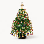 ⏳💥Final 3 hours-￡7.99!!  🔥 Elegant Beaded Mini Christmas Tree – Collector's Holiday Decor Set, Tabletop 🎄