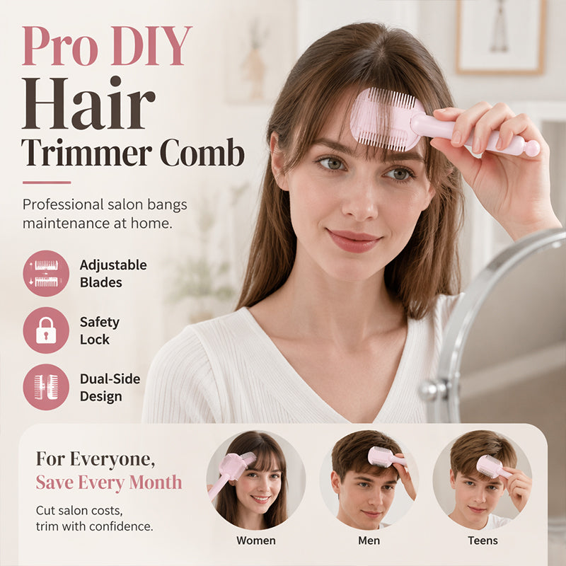 ⏳💥Final 3 hours-￡6.99!!🔥Portable Dual-Use Hair Trimming Comb