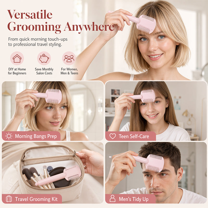 ⏳💥Final 3 hours-￡6.99!!🔥Portable Dual-Use Hair Trimming Comb
