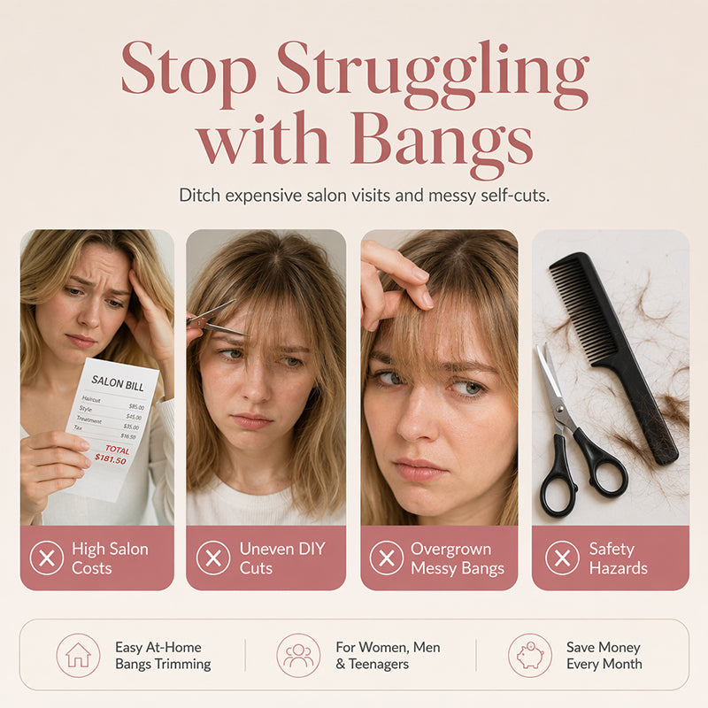 ⏳💥Final 3 hours-￡6.99!!🔥Portable Dual-Use Hair Trimming Comb