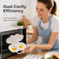 ⏳🔥LIMITED-TIME 50% OFF! ⏰🥗Buy 1 Get 1 Free🎁Microwave Egg Poacher –  Dual‑cavity, non‑stick & easy clean.🏠