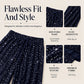 🛍️🔥HOT SALE 70% OFF!👖Women's Sequin Sparkle Elastic Waist Straight-Leg Pants