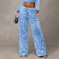 🛍️🔥HOT SALE 70% OFF!👖Women's Sequin Sparkle Elastic Waist Straight-Leg Pants