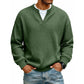 🔥LAST DAY SALE ONLY ￡13.99!!✨ Timeless Comfort | Men's Textured Waffle Layered-Look Long-Sleeve Tee