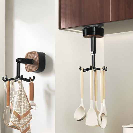🔥HOT SALE 50% OFF🎁360° Rotating Duty Hooks Kitchen Utensil Holder