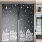 🎁🎄Up to 70% OFF Christmas Sale✨! Christmas Village Window & Wall Sticker Set (4 Sheets/78pcs) - Peel & Stick