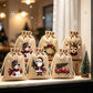 🎅 50% OFF! 🎄 Christmas Drawstring Gift Bags – Santa, Snowman & Reindeer Prints for Gifting & Party Favours