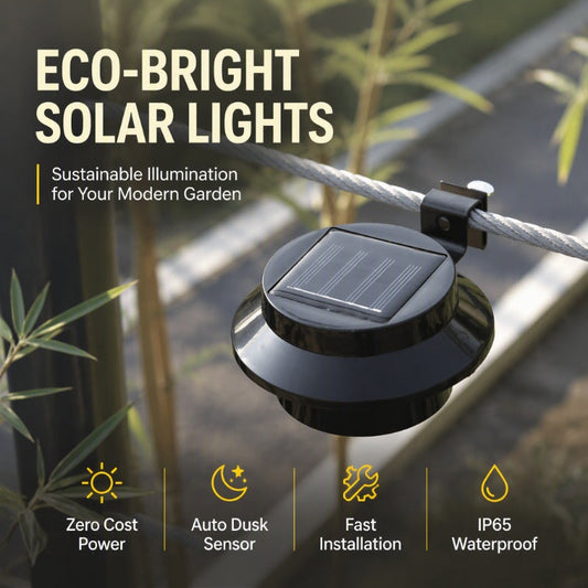 💡55% OFF TODAY! ☀️ Light Up Gutters, Fences & Garden Walls — Solar-Powered Outdoor LED With No Mains Wiring Needed 🏡✨