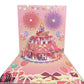 🎂🎉HOT SALE 70% OFF!!!🎁💐Birthday Cards With Fireworks & Pop Up Cake & Blow-able Music