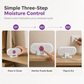 ⏳🔥LIMITED-TIME 50% OFF! 💦Reusable Mini Household Dehumidifier with Purple Silica Bead Indicator for Wardrobe, Closet & Shoe Cabinet