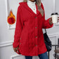 💖Black Friday Mega Deal – 60% off!💖50K+ SOLD!✨Women's Hooded Plush Fleece Button Jacket