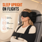 🎁⏰ Limited Time 50% OFF 🔥 Integrated Memory Foam Travel Cushion and 3D Blackout Sleep Eye Mask Set for Travel Neck Support