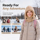 🖤Black Friday Sale 50% OFF!!🖤💐Kids Balaclava Hat, Windproof Thermal One Piece Hood Scarf, Adjustable Drawstring Full Face Neck Warmer for Boys Girls, Winter Outdoor Ski Cycling Hat