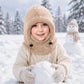 🖤Black Friday Sale 50% OFF!!🖤💐Kids Balaclava Hat, Windproof Thermal One Piece Hood Scarf, Adjustable Drawstring Full Face Neck Warmer for Boys Girls, Winter Outdoor Ski Cycling Hat