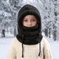 🖤Black Friday Sale 50% OFF!!🖤💐Kids Balaclava Hat, Windproof Thermal One Piece Hood Scarf, Adjustable Drawstring Full Face Neck Warmer for Boys Girls, Winter Outdoor Ski Cycling Hat