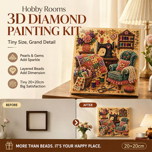 📢📢HOLIDAY SALE 50% OFF!🔥Whispering Room Diamond Art Kit 💎🖼️Mindful Craft for Calm Evenings — Relax & Create🧘