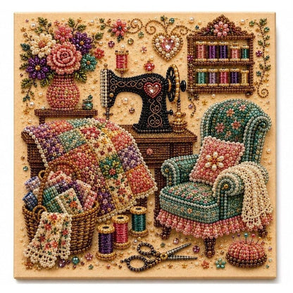 📢📢HOLIDAY SALE 50% OFF!🔥Whispering Room Diamond Art Kit 💎🖼️Mindful Craft for Calm Evenings — Relax & Create🧘