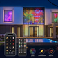 💥🌈 50% DISCOUNT! From ordinary lights to a spectacular light show! Draw patterns, add text or photos, and let the colors dance to the music – waterproof & USB-powered!