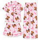 🖤Black Friday Sale 50% OFF!!🐮Cute Highland Cow Print, 3-Piece Fun Pyjama Set – Cozy Lounge & Sleepwear ✨